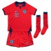 England Jude Bellingham #22 Replika Babytøj Udebanesæt Børn VM 2022 Kortærmet (+ Korte bukser)